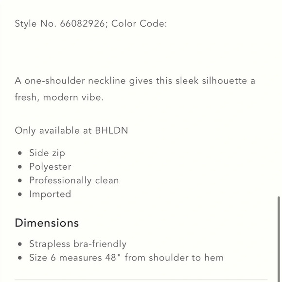 NWT BHLDN Audrie One Shoulder Midi Dress Size 26W - Picture 3 of 16